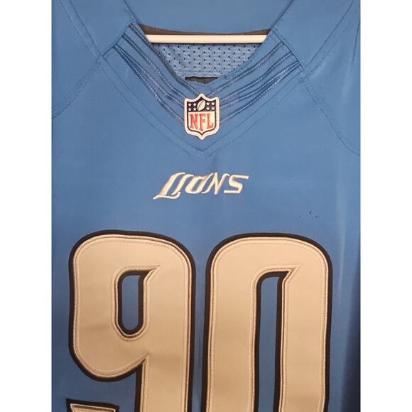 Detroit Lions #90 Ndamukong Suh Nike Stitched Sewn NFL Jersey Size 44 - Picture 3 of 10